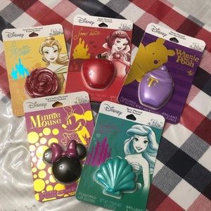 Disney lip balms Set Of 5 flavors